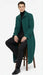 Men’s Full-Length Green Overcoat