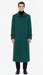 Men’s Full-Length Green Overcoat