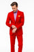 Men’s Hot Red 2-Piece Suit