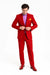 Men’s Hot Red 2-Piece Suit