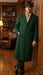 Men’s Hunter Green Full-Length Wool Overcoat