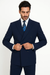 Men's Poplin Suit - Navy Blue