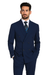 Men's Poplin Suit - Navy Blue