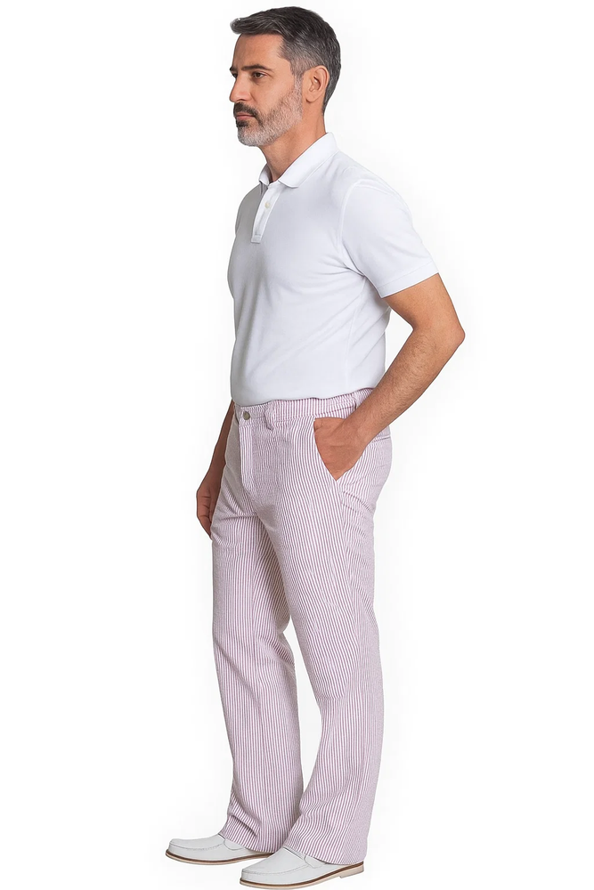 Men's Purple Lavender Seersucker pants