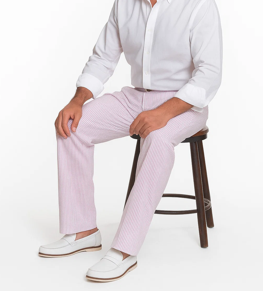 Men's Purple Lavender Seersucker pants