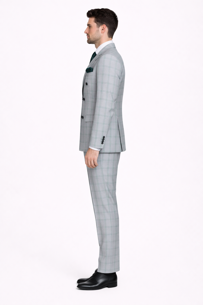 Men’s Rossi Man Milano RM1828 – Slim Fit Modern Suit | Stylish Formal Wear