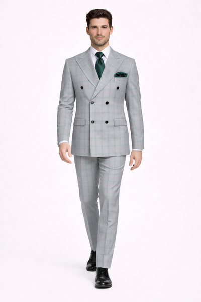 Men’s Rossi Man Milano RM1828 – Slim Fit Modern Suit - Formal Wear for Every Occasion