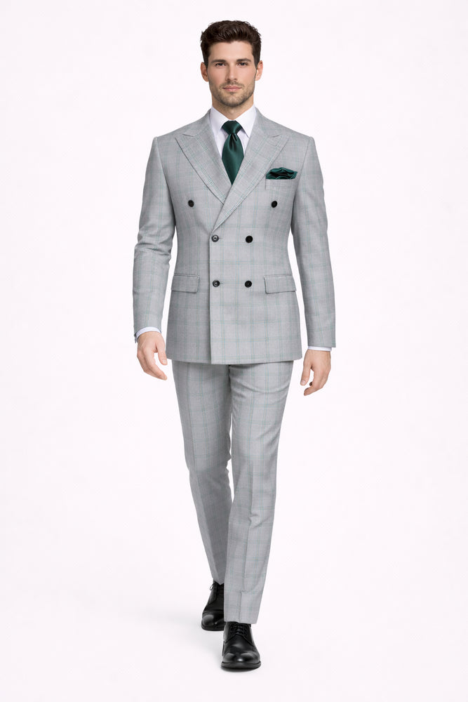 Men’s Rossi Man Milano RM1828 – Slim Fit Modern Suit - Formal Wear for Every Occasion