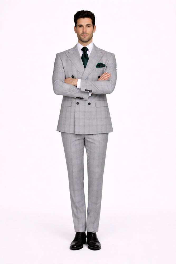 Men’s Rossi Man Milano RM1828 – Slim Fit Modern Suit - Formal Wear for Every Occasion