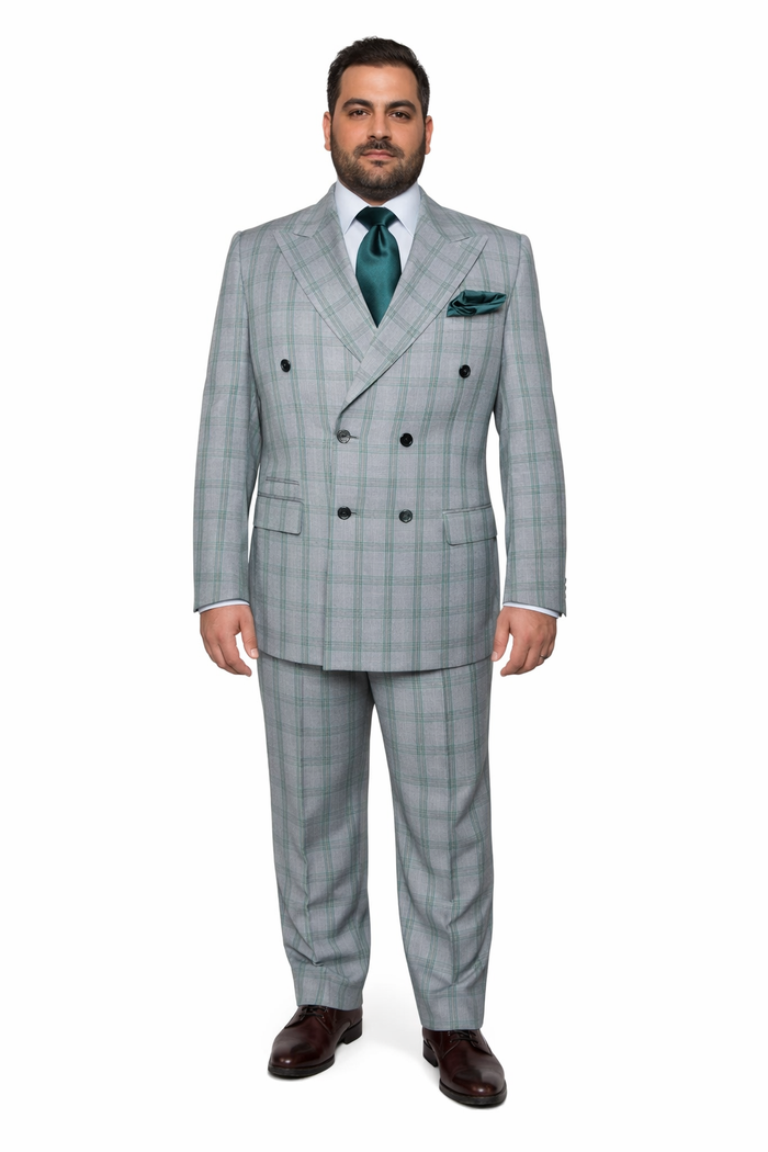 Men’s Rossi Man Milano RM1828 – Slim Fit Modern Suit - Formal Wear for Every Occasion