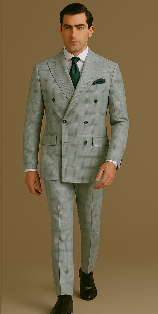 Men’s Rossi Man Milano RM1828 – Slim Fit Modern Suit | Stylish Formal Wear