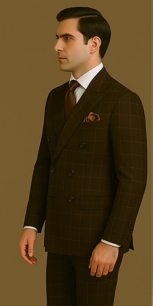 Men’s Rossi Man Milano RM1848 – Slim Fit Stylish Suit | Modern Formalwear for Men