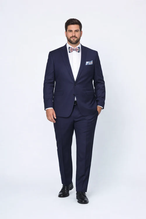 Men’s Slim Fit 100% Wool Suit by Rossiman Rossi | Peak Lapel Jacket & Plum Tapered Pants – Italian Tailored Luxury 3-Piece Suit