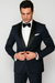 Men’s Satin Shawl Lapel Dark navy tuxedo suit
