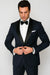 Men’s Satin Shawl Lapel Dark navy tuxedo suit