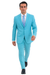 Men's Sky Baby Blue Turquoise 2 Piece 