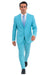 Men's Sky Baby Blue Turquoise 2 Piece 