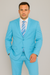 Men's Sky Baby Blue Turquoise 2 Piece 
