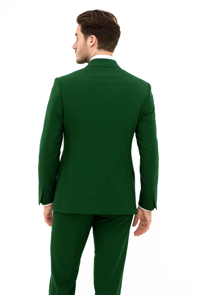 Men's Suit - Olive Green