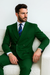 Men's Suit - Olive Green