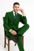 Men's Suit - Olive Green