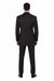 Men’s Vintage Vested Gangster Pinstripe Suit – Black & White 3-Piece Classic Fit