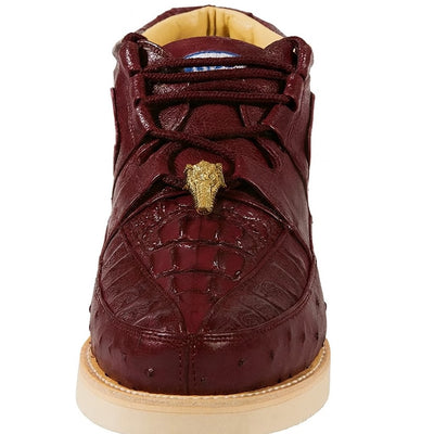 Men’s exotic leather boots