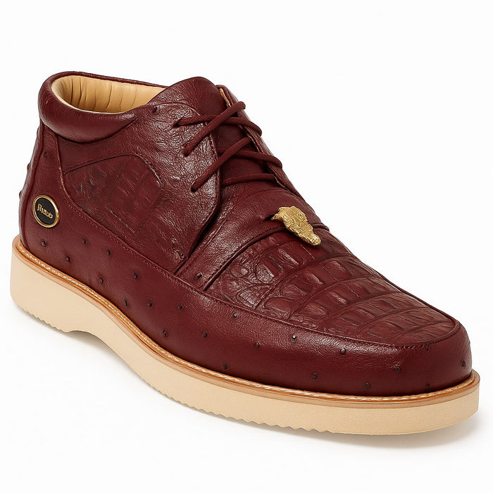 Full quill ostrich casual shoes