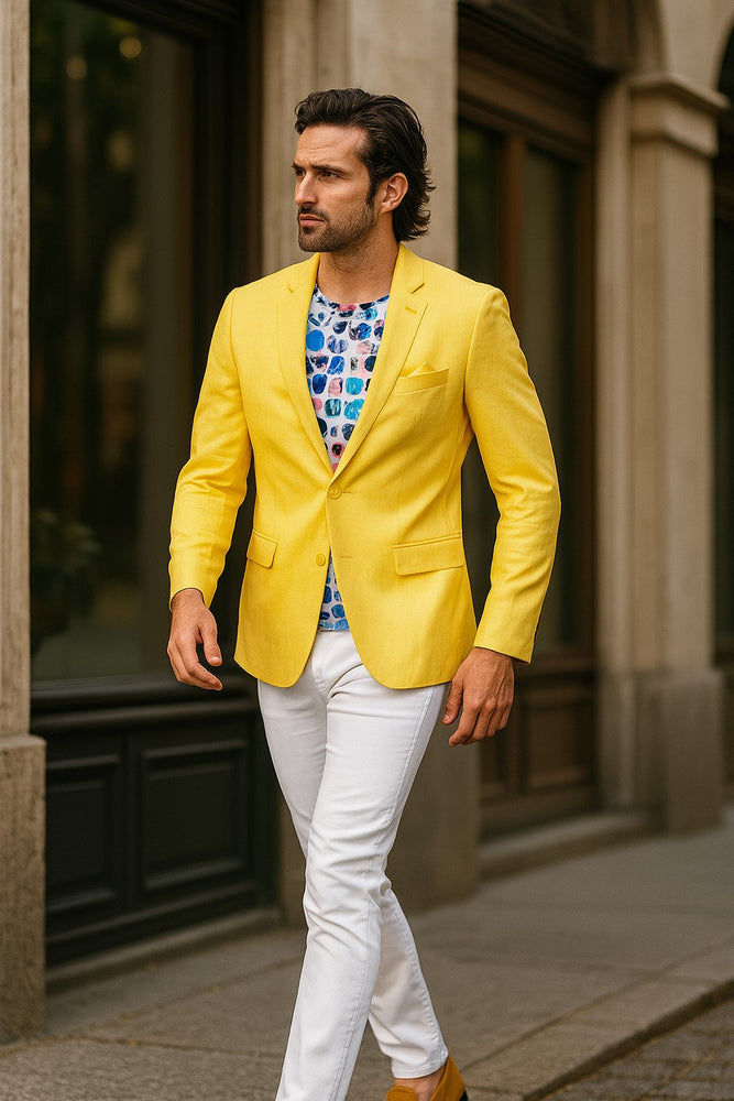 yellow-linen-blazer-with-chest-pocket