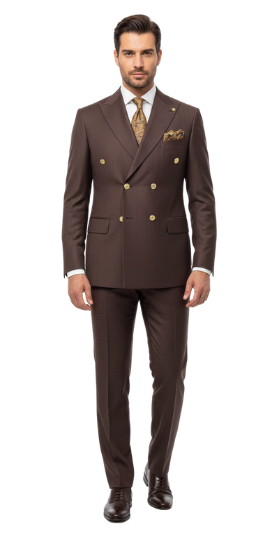 Suits with Double Breasted Vest