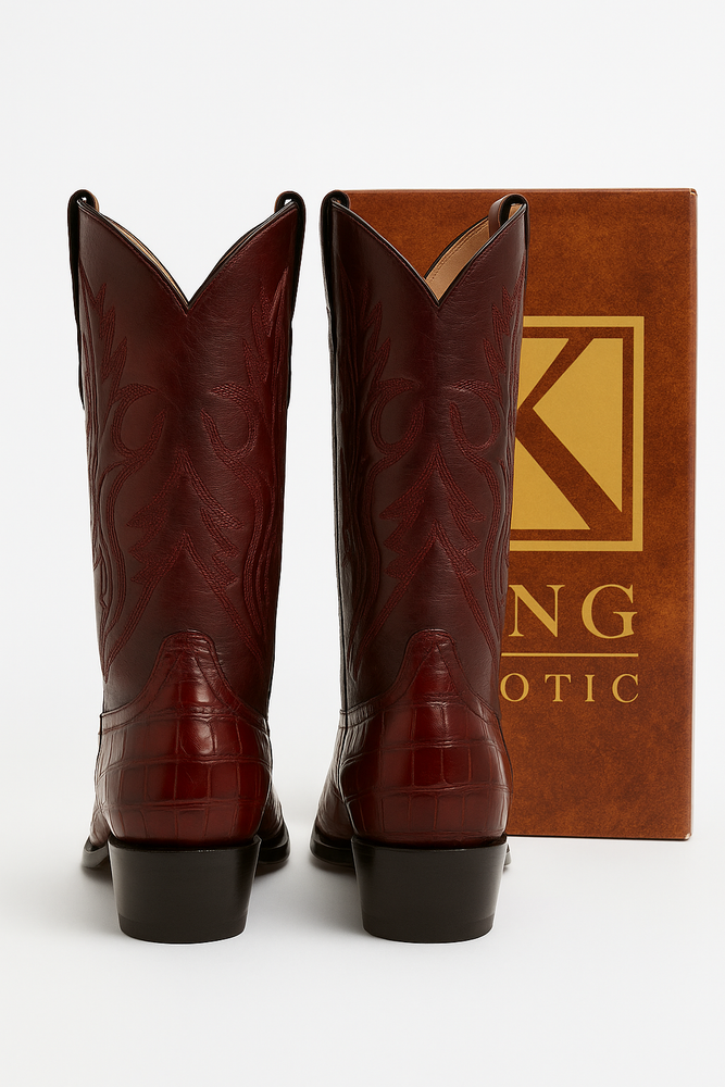 King Exotic Boots Gray Snip Toe Genuine Eel Leather Piping Western Cowboy Dress Cowboy Boot Cheap Priced For Sale Online EE- Botas De Anguila