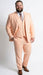 Men’s peach suit, 3 piece suit for men