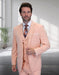 Men’s peach suit, 3 piece suit for men