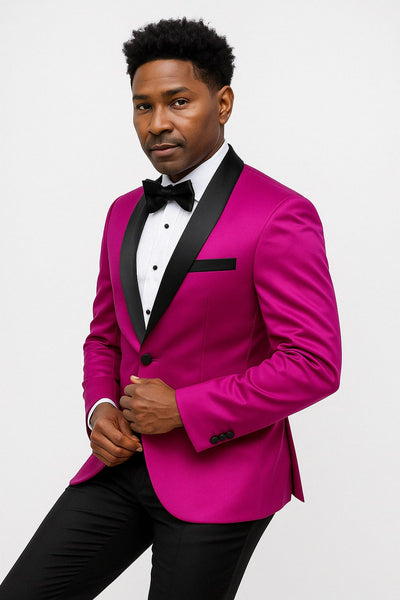 Black and Pink Suits