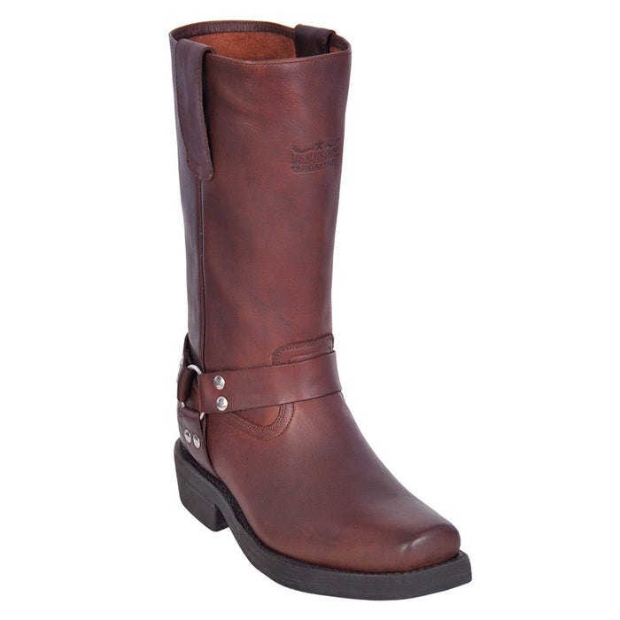 Men's black biker boot