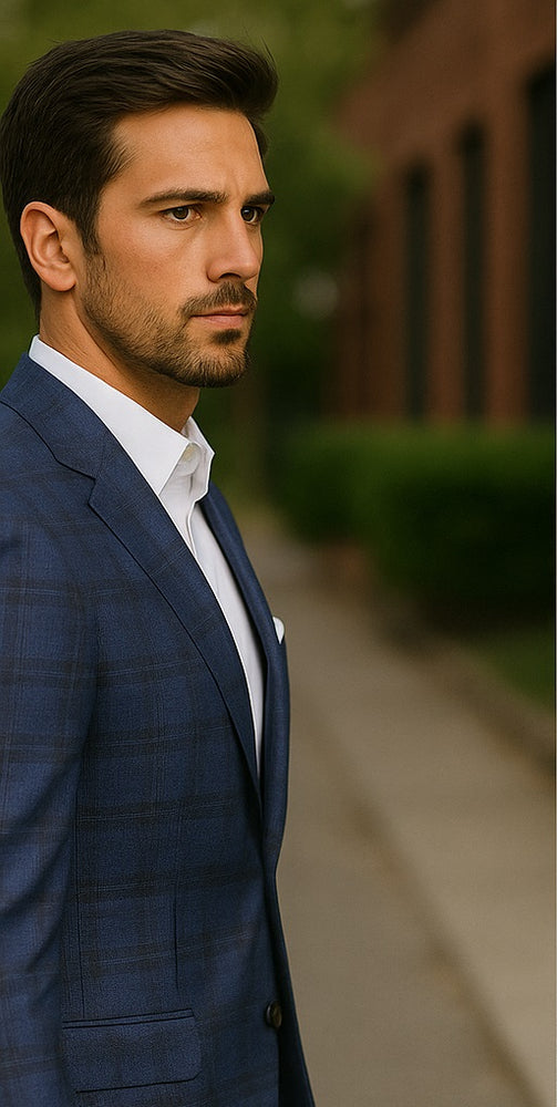 formal-navy-plaid-blazer