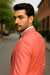 slim fit coral blazer