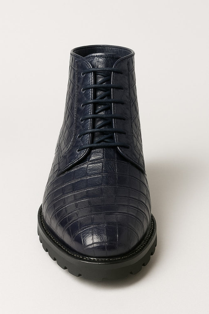 navy-exotic-skin-lace-up-boots-men