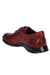 Mens Los Altos Genuine Ostrich Leg Patch Design Burgundy Sneaker