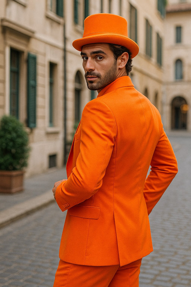 classy-orange-flap-pocket-tuxedo