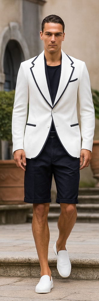 Mens Tuxedo Short