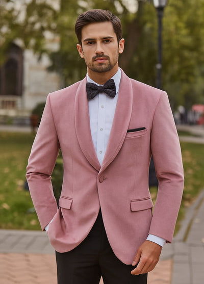Black and Rose Gold Suits