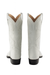 Mens White Cowboy Boot - White