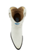 Mens White Cowboy Boot - White