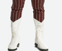 Mens White Cowboy Boot - White