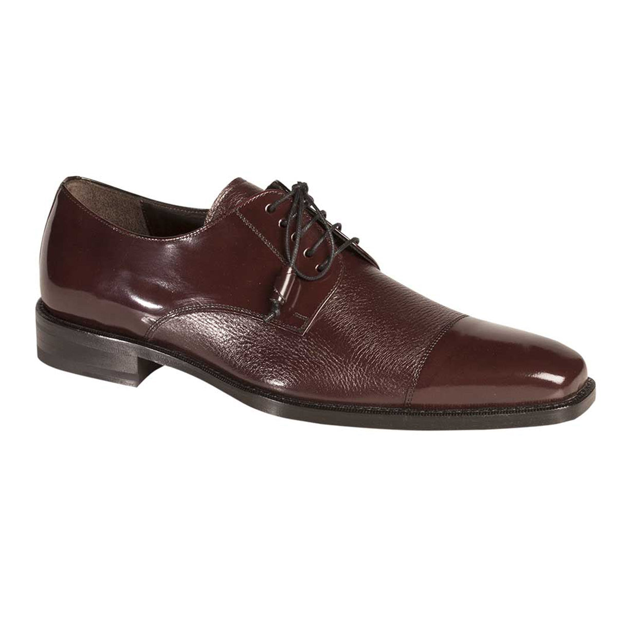 Mezlan Luxury Dress Shoes Burgundy Designer Cap Toe Soka main image 1