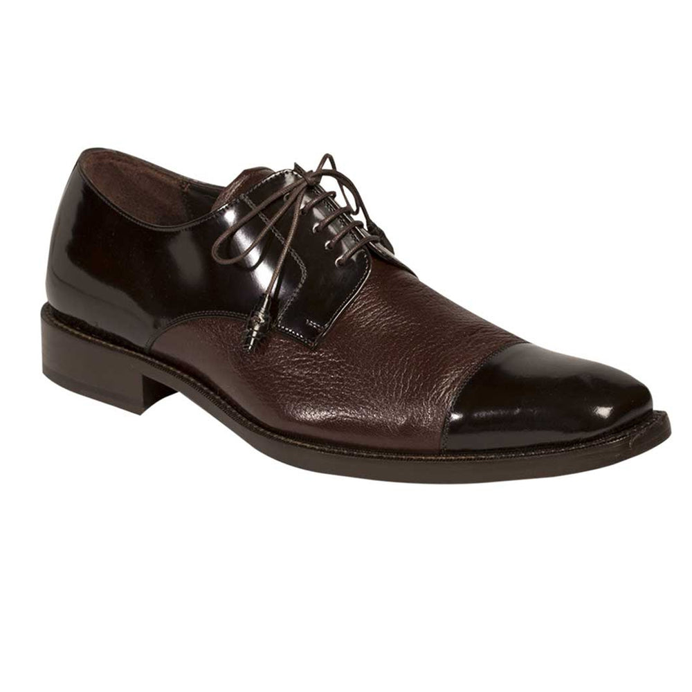 Mens Mezlan Soka Classic Cap Toe Dress Shoe in Brown - LAST CALL 11