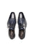 Mens Mezlan Cap-Toe Dress Lace-Up Blending Supple Textured Deerskin And Polished Calfskin With An Elegant Tassel Detail In Color Blue