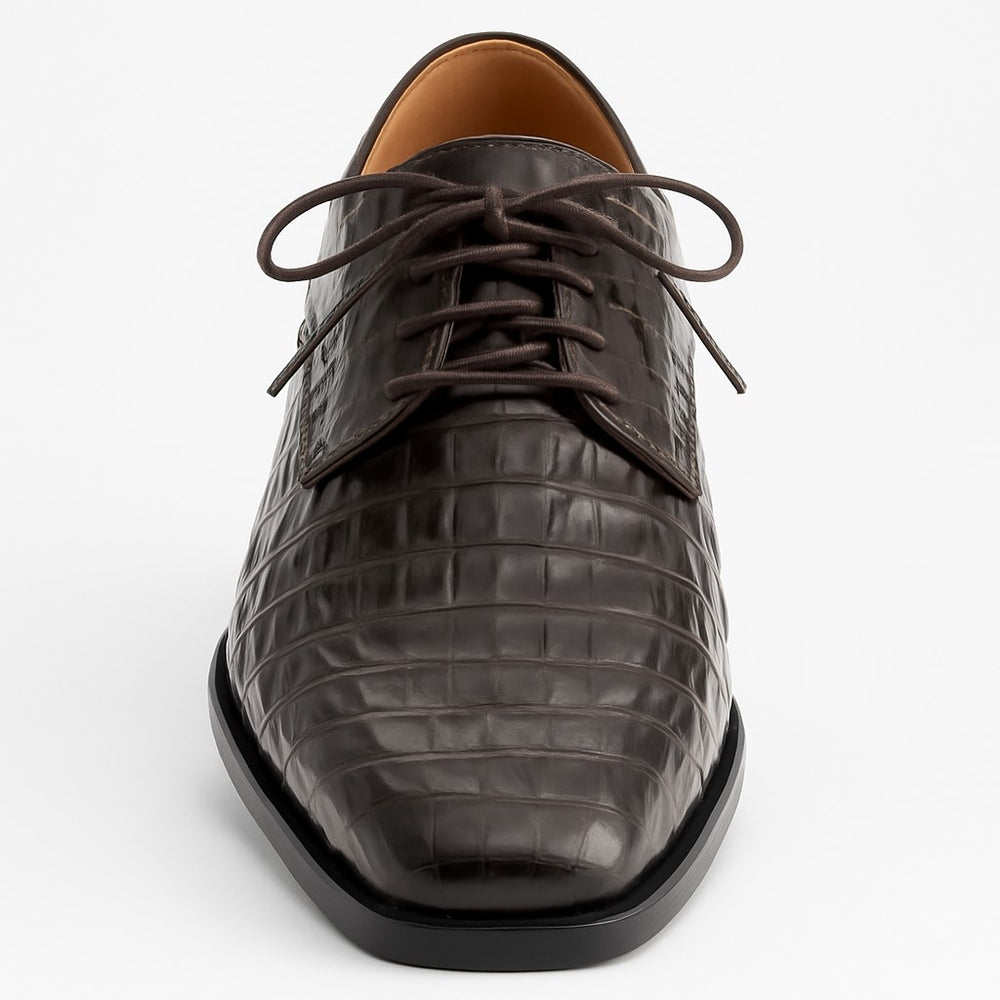 brown-crocodile-leather-derby-shoes-for-gentlemen
