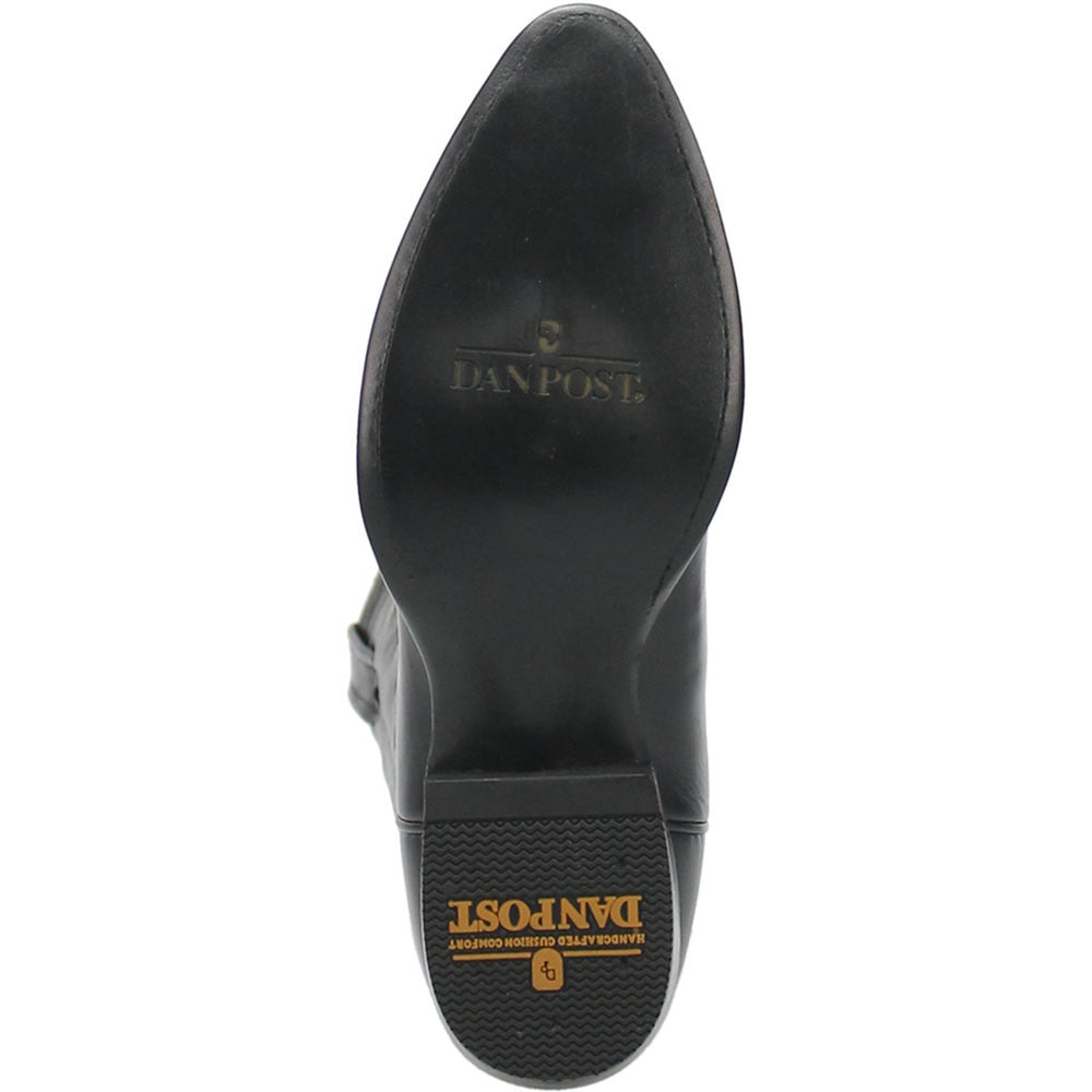 Dan Post Men’s Milwaukee 13 J Pointed Toe Black Cowboy Fine Leather Boot